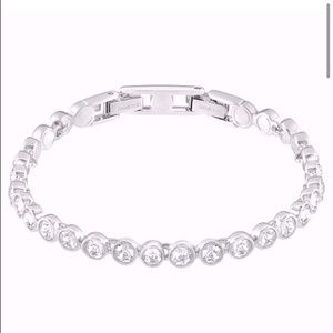 Swarovski TENNIS BRACELET, single citron crystal